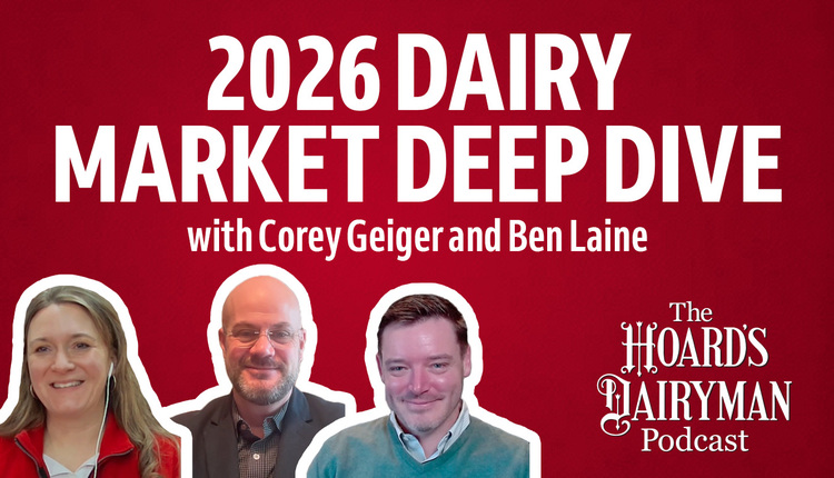 As the calendar turns to 2026, dairy professionals Corey Geiger and Ben Laine join the Hoard’s Dairyman Podcast to unpack what lies ahead for dairy demand, milk prices, and consumer behavior. on.hoards.com/HDP-260129