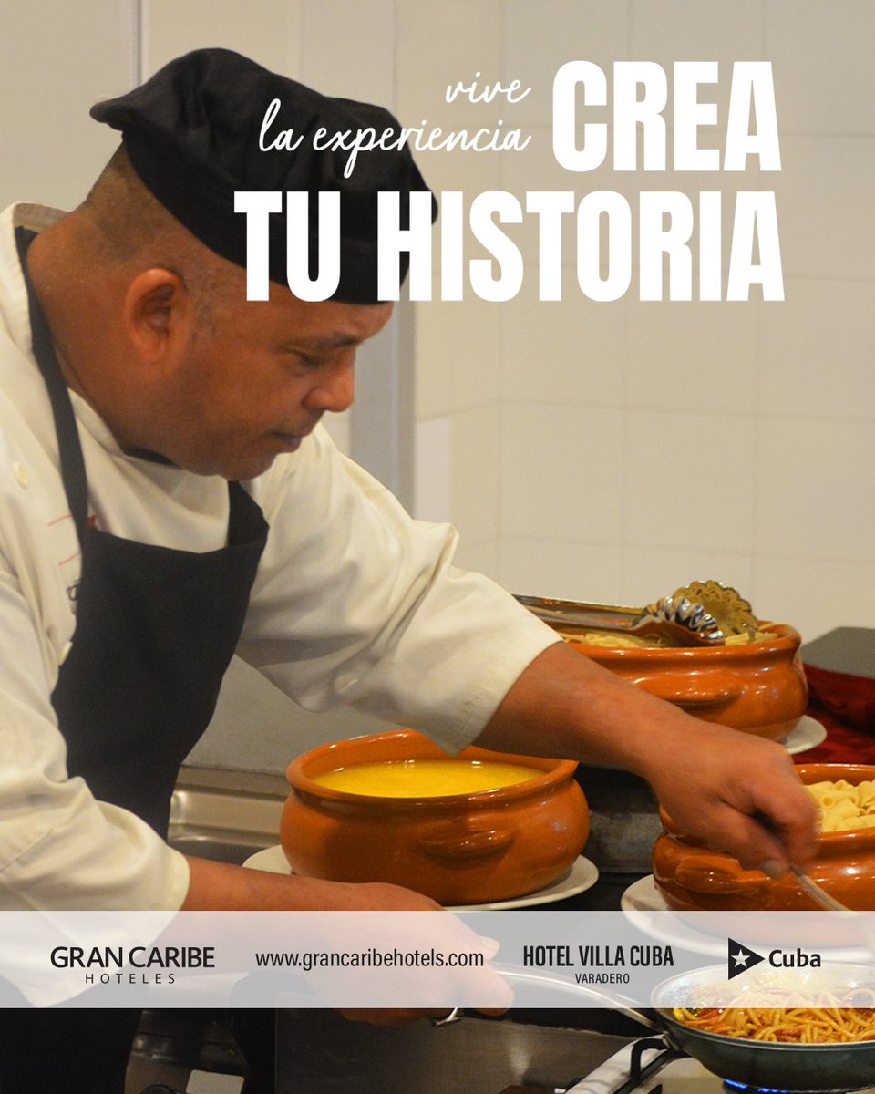 Un viaje a #CubaÚnica 🇨🇺 es también un festín para los sentidos 🤤

🍽️ Cada plato y cada trago son una expresión de nuestro mestizaje cultural. 

Deja que tu paladar también tenga vacaciones 😎

#ViveLaExperiencia #CreaTuHistoria #GastronomíaCubana #GranCaribe