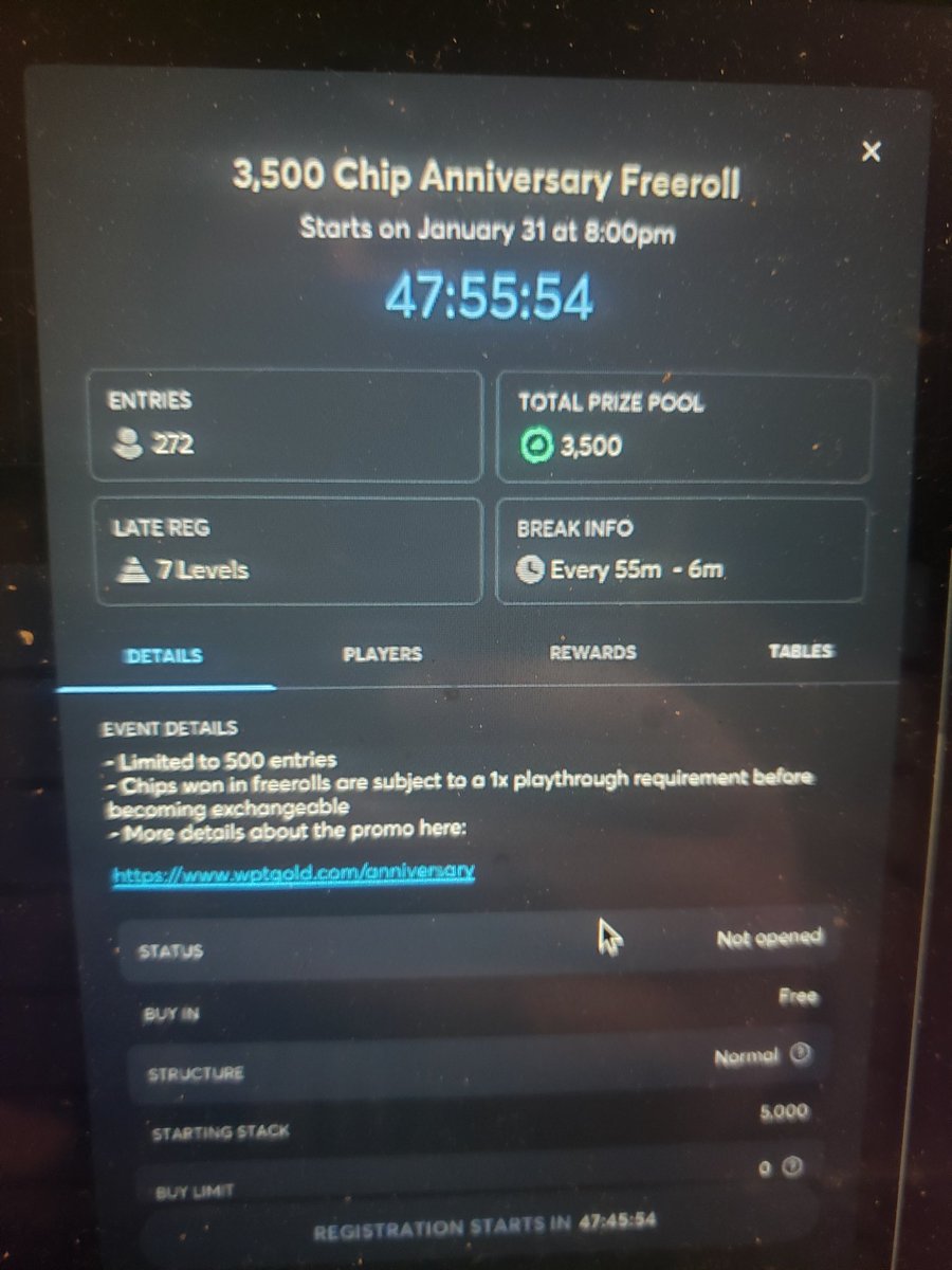 REDMEISTER304's tweet photo. @ClubWPTGold https://t.co/IYFexkL0Yt