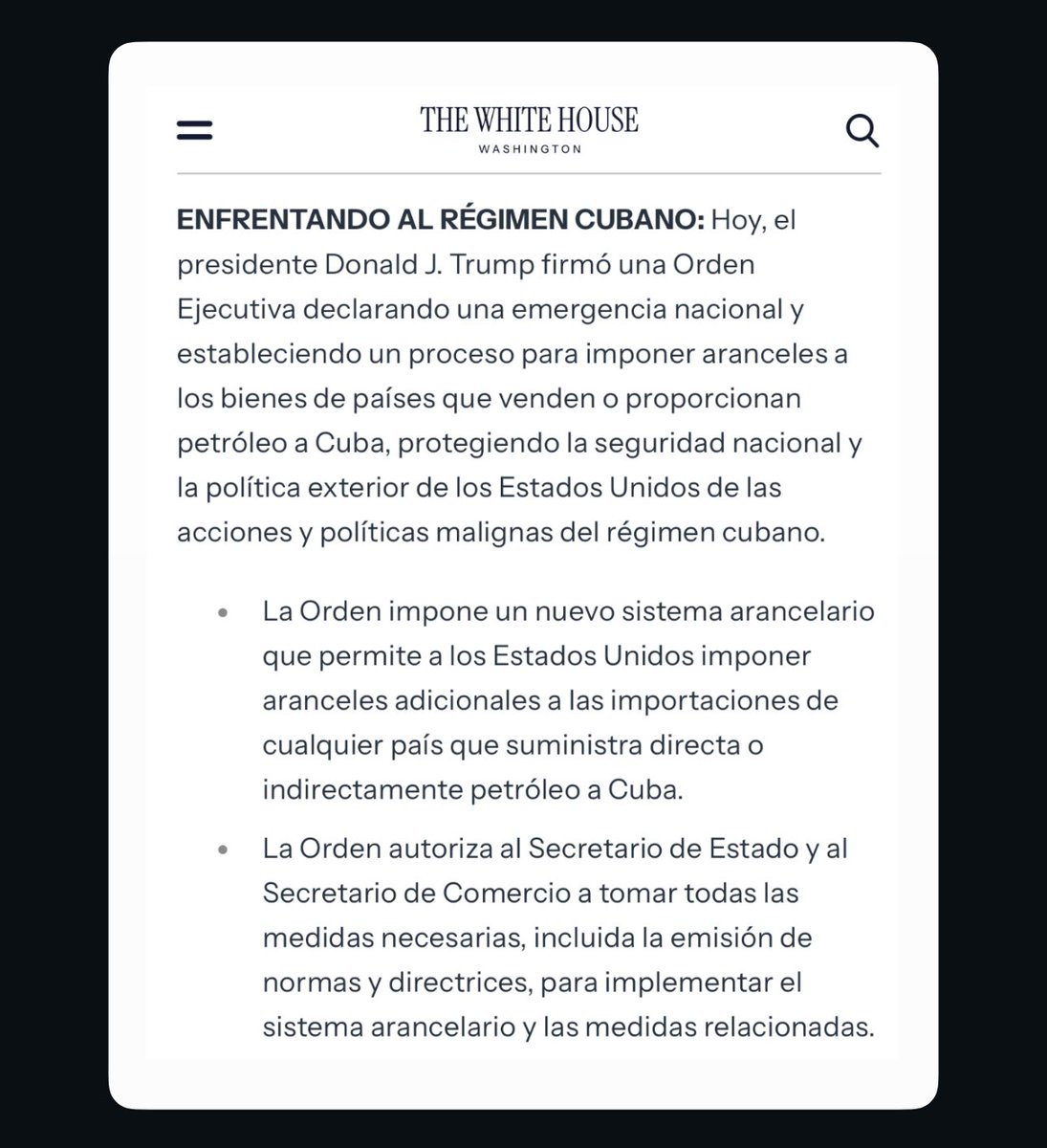 ElNecio_Cuba's tweet image. ATENCIÓN MUNDO 🚨🚨🚨

Quieren repetir en CUBA lo que hacen en GAZA destruir hospitales, medios de transportes, servicios básicos, escuelas, industria, turismo, alimentación…llevar al pueblo cubano a un gen•cidio por capricho ideológico de Marco Rubio. NO LES IMPORTA EL COSTO…