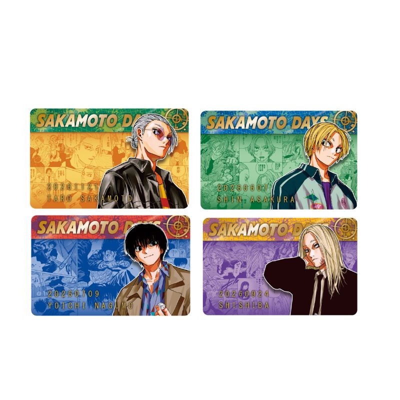 SAKAMOTO DAYS』バースデイコレクションカード2026 4枚セット（坂本