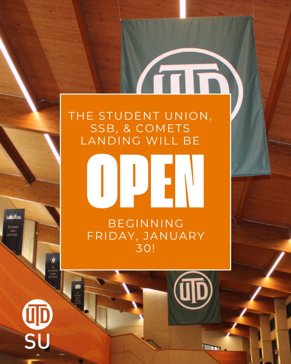 UTD Student Union tweet media