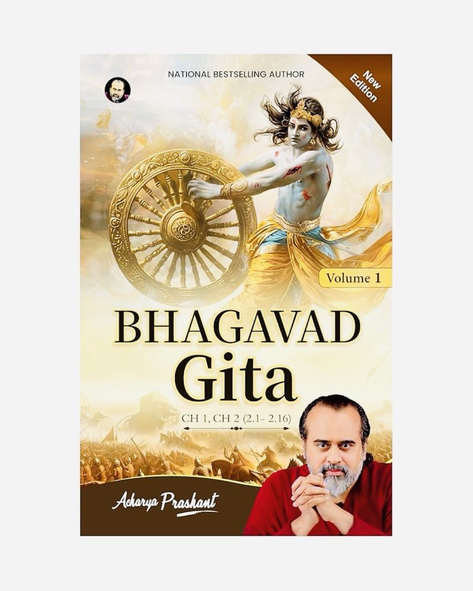 <a href="/PhysInHistory/">Physics In History</a> Totally agree! ❤️
I was able to understand deeper meaning of Bhagavad Gita through #AcharyaPrashant, he has beautifully and clearly interpreted each verses of Gita. Much needed in today’s time. Know your self and rest will be taken care of , it’s all about the ‘I’ —the ‘doer’.
