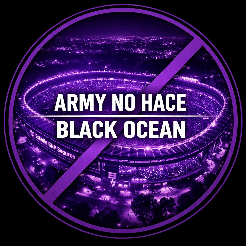 Clau_hgmd1's tweet photo. @koominrm mi sincera respuesta:

ARMY que se respeta NO hace ni organiza Black Ocean al grupo que apoya(BTS💜), es como ' escupir hacia arriba' como decimos en MX!!

ARMY NO HACE BLACK OCEAN https://t.co/ioyu24I610