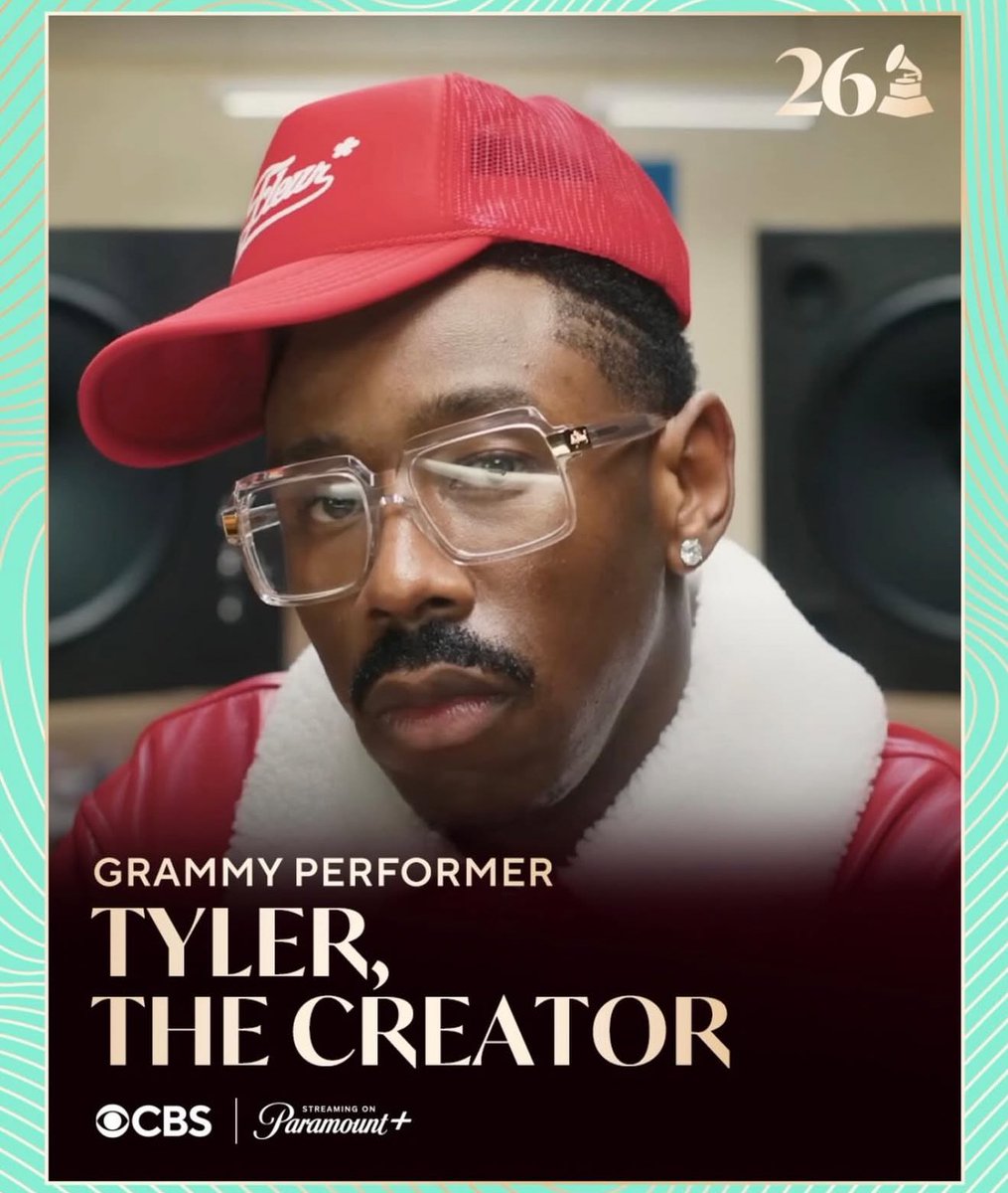 concertleaks's tweet photo. Tyler, The Creator will be performing at The #GRAMMYs on Sunday! https://t.co/LnOUW4sJHL