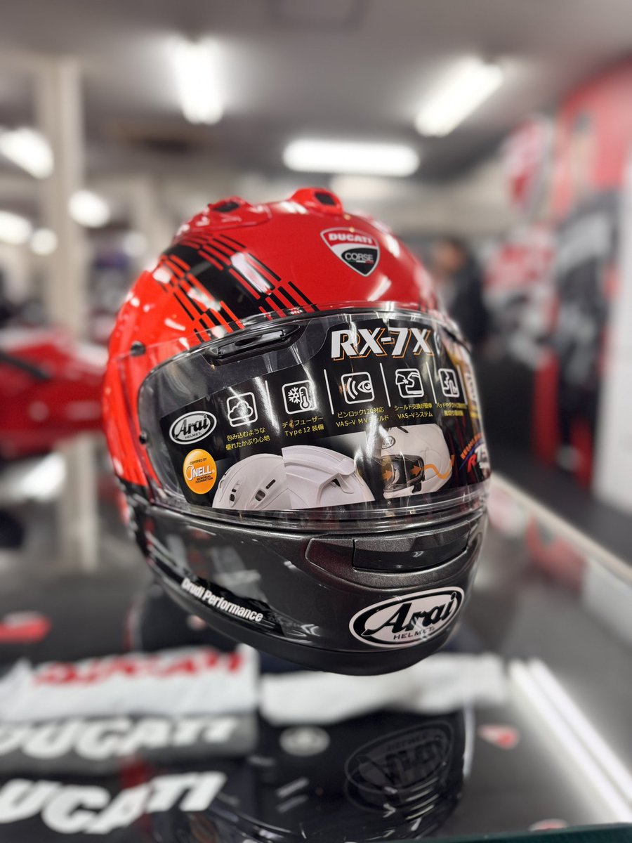 2026年モデル新作ヘルメットが入荷✨ Ducati Corse V9 MotoGPのDNAを