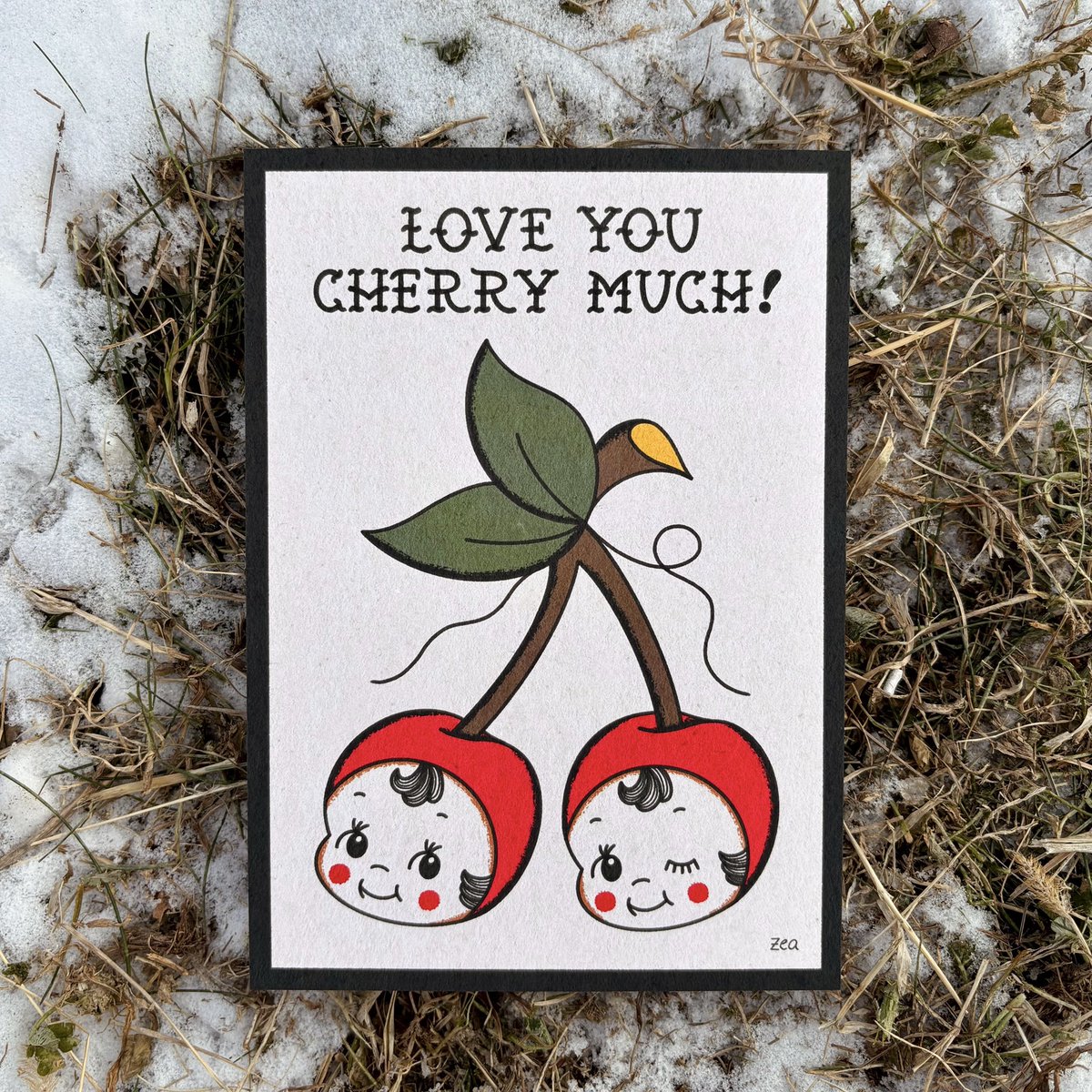 Okay okay, last Valentine! Got this idea in my head &amp; had to do it! 🍒❤️