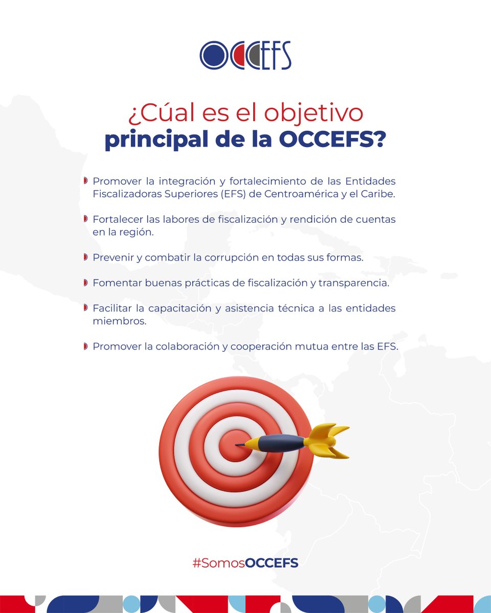 occefs's tweet image. Objetivos claves de la OCCEFS: promover transparencia, fortalecer la fiscalización, fomentar la cooperación y mejorar la gestión pública en la región. 
Juntos, construimos gobiernos responsables.
#ConoceOCCEFS #SomosOCCEFS