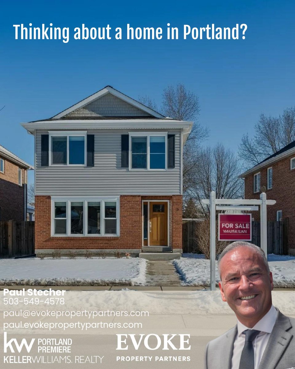 paul_stecherRE's tweet photo. 🎉 February is the time to snag a sweet deal on a Portland home! 🏠 Prices are down $14k, and sellers are ready to make a deal. Get pre-approved, plan your budget, and let’s chat about your options! Curious? DM me! 📩 #RealEstate #Portland #Homebuyer #Realtor #KellerWilliams https://t.co/WLHwQSmMvM