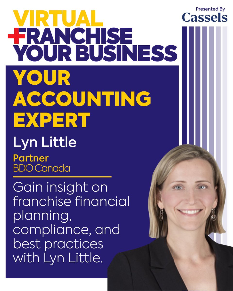 CFAFranchise's tweet photo. Learn how to successfully franchise your business from 5 experts over 5 hours!✅

Gain insight with Lyn Little!

📆February 12th, 11-4pm ET

Register at the 🔗 in our bio!

#CFAGrowingTogether #Franchising #BusinessGrowth #BusinessExpansion #FranchiseYourBusiness https://t.co/sN8SGbqMHB