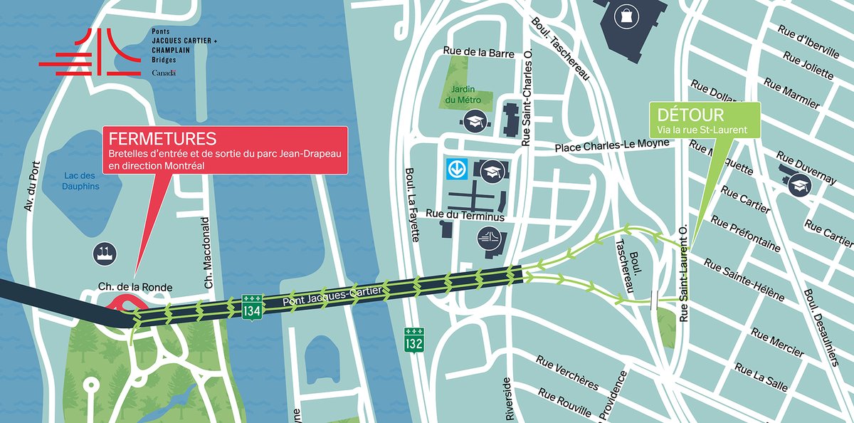 Pont Jacques-Cartier tweet media