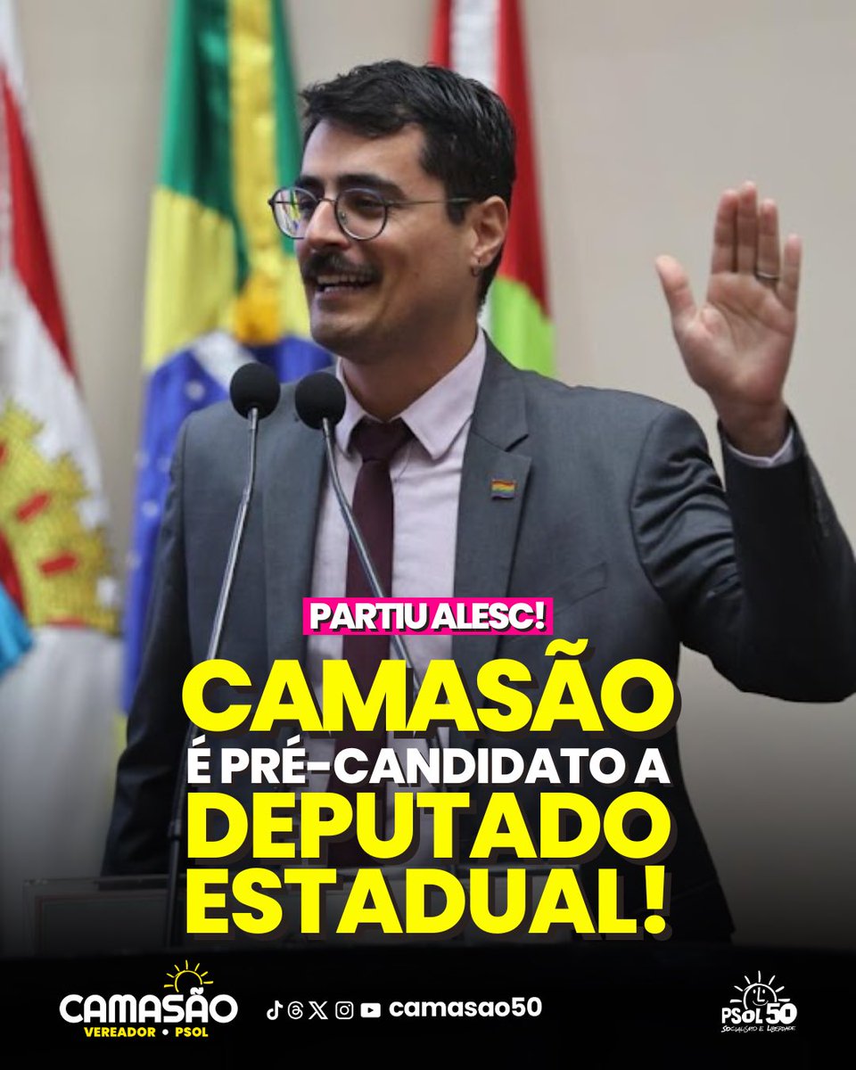 ✍️ ASSINE PARA APOIAR A PRÉ-CANDIDATURA EM: 2026.CAMASAO.COM

Santa Catarina virou um laboratório do medo. O fascismo do século 21 se impõe por meio do ódio, do autoritarismo e das fake news, atacando direitos, normalizando a violência e colocando em risco a vida de quem