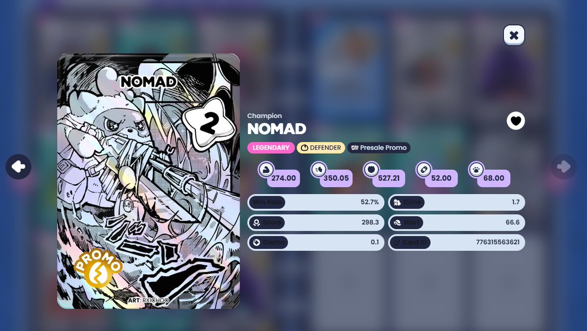 JayBeVerse's tweet photo. 🚨BREAKING : 

Me han salido estas 2 cartas legendarias en un booster box de @Moku_HQ Grand Arena..!

Bastante decentes no? 👀

@Hantao @Moku_HQ @Ronin_Network #kindcreator