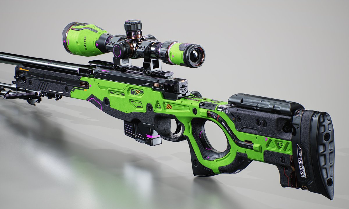 kolocim's tweet photo. AWP Highpoly overview
@CS2 @marmosetco #madewithMarmoset
#HardSurface #SubD #WeaponDesign #GameArt https://t.co/FZ36ns4GkE