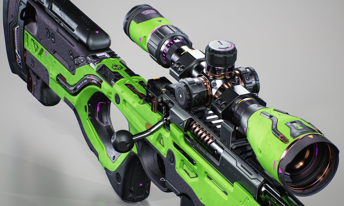 kolocim's tweet photo. AWP Highpoly overview
@CS2 @marmosetco #madewithMarmoset
#HardSurface #SubD #WeaponDesign #GameArt https://t.co/FZ36ns4GkE