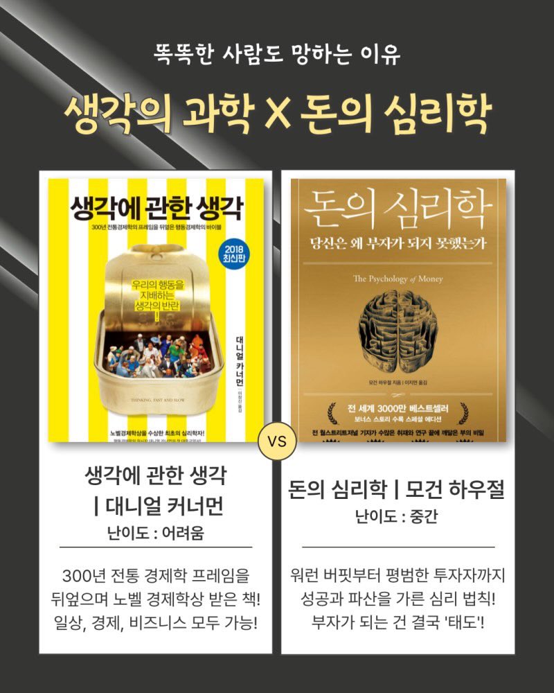 dailyonjeje's tweet photo. [ 정신 번쩍 차리게 해준, 경제 도서 추천 ]

빚, 소비, 투자, 자산
기초부터 뼈때리는 책들(입문용) https://t.co/7QKRj7a4aT
