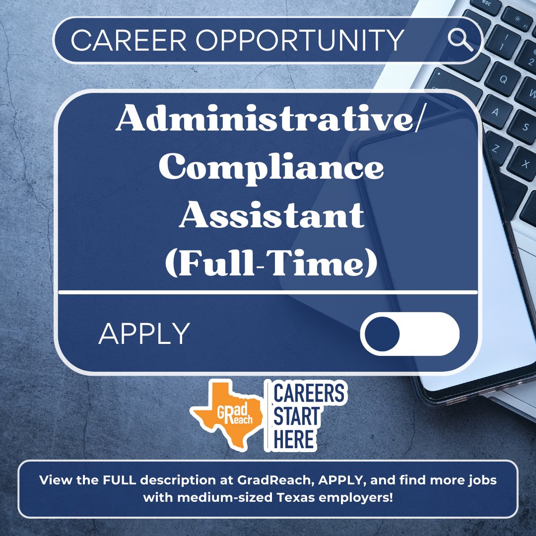 Log in to GradReach and see Administrative/Compliance Assistant to learn more.

New opening at Adara Communities! Are you extremely detail-oriented? Do you have previous contract management experience? Check out this role!

Remember to log in/register on GradReach’s website.