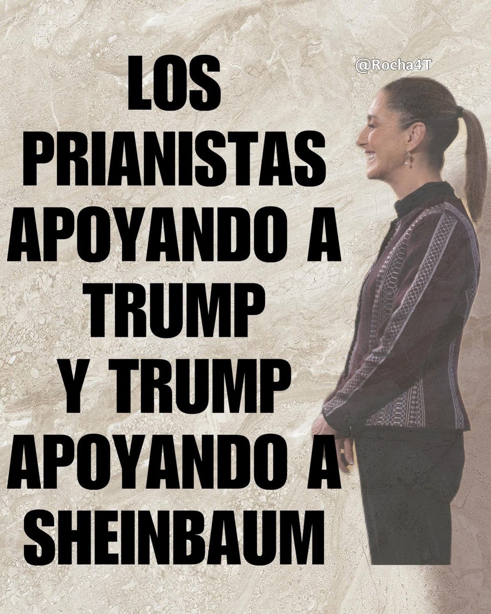 Viva la Cuarta Transformación. Viva <a href="/Claudiashein/">Claudia Sheinbaum Pardo</a>. ✨