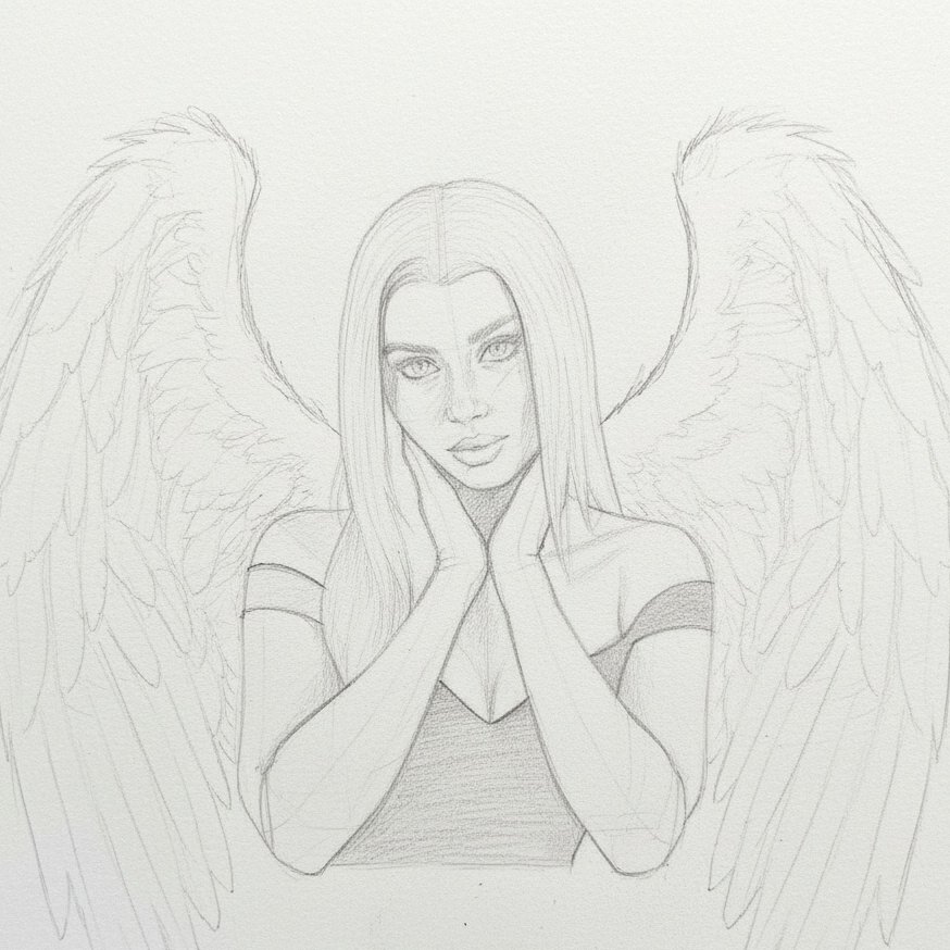 gooner_jan's tweet photo. Angel portrait for @LuxxStella finished ✏️✨️
#drawing #painting #angel #stellaluxx #pornstar #draw #sketch https://t.co/1TgVF3XfkG