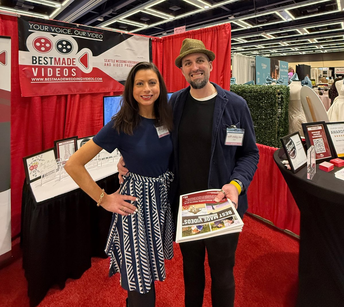 Come see us THIS WEEKEND at the Seattle Wedding Show at the Seattle Convention Center Arch!!!

We'll be right inside the front door, booth # 140...You can't miss us!!!

Come see us for your chance to win $1000 off of any of our wedding videography packages!!!

#bestmadevideos