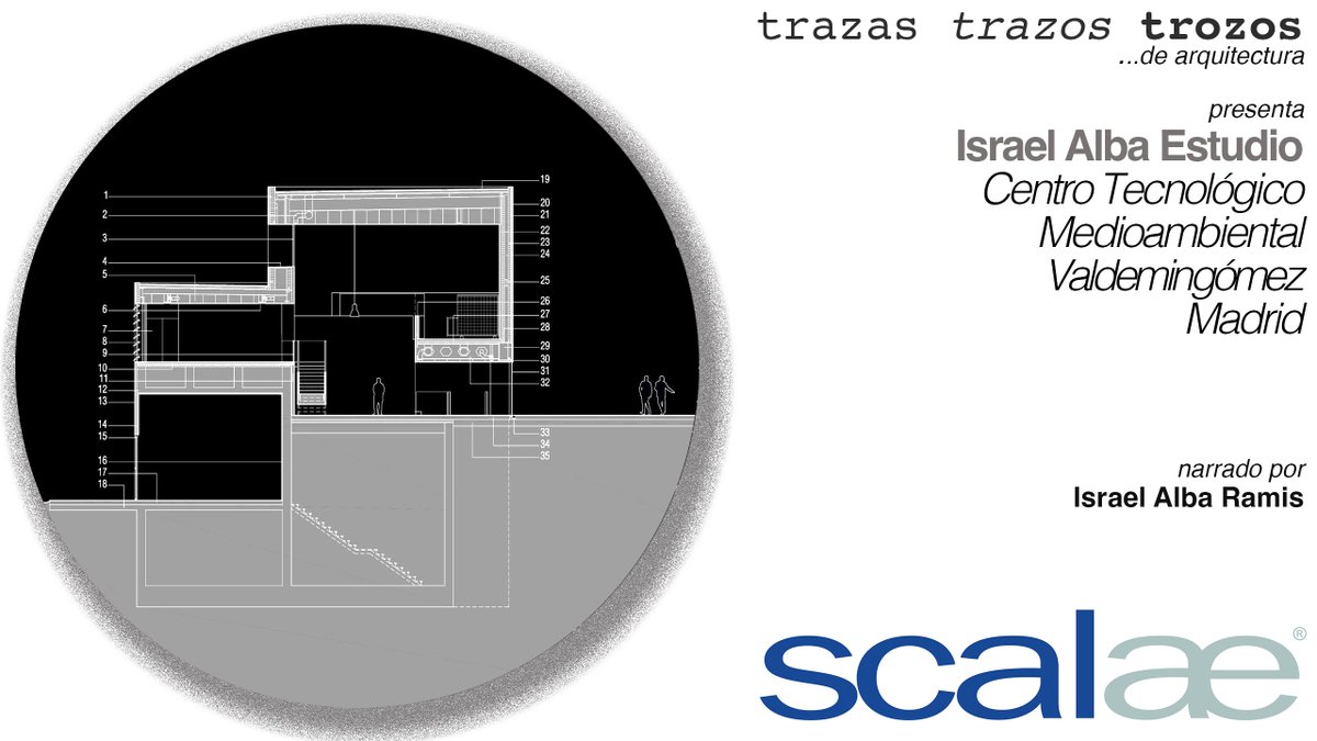 Israel Alba explica trozos, trazos y trazas del CTM Valdemingomez, Madrid
cápsula <a href="/scalae/">scalae ed</a>
scalae.net/trazastrozos/c…
#scalae_capsula #scalae_trazastrazostrozos #scalae
@etsam @coam @cscae <a href="/IsraelAlbaRamis/">Israel Alba</a>