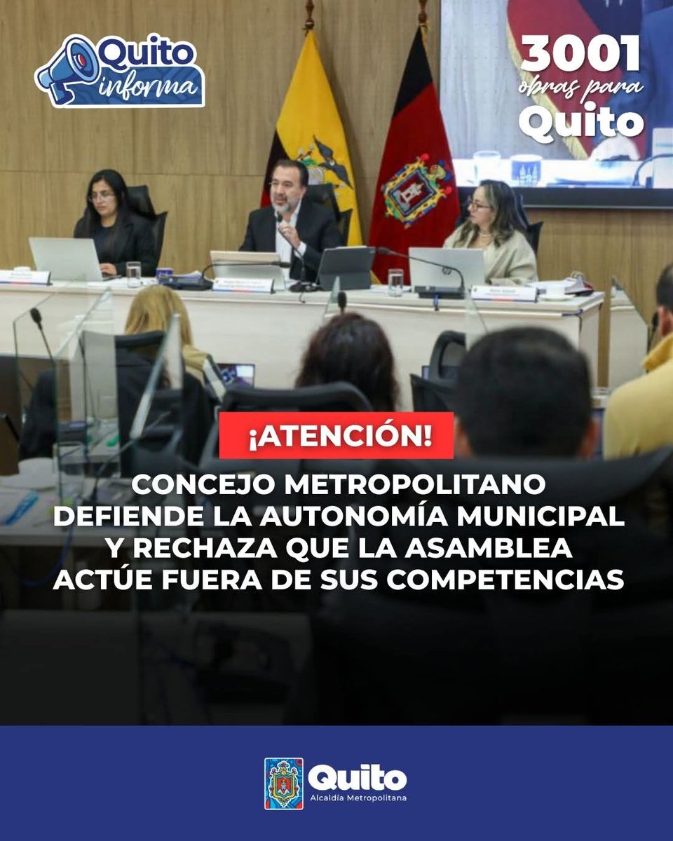 EL DECÁLOGO CORREISTA!  | Los concejales rechazan la intromisión de la Asamblea Nacional en las competencias del Gobierno Autónomo Descentralizado del Distrito Metropolitano de Quito. Tampoco les gusta que la fiscalía investigue sus cuentas no claras! Todo les parece PERSECUCION.