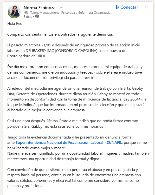 Somos libres para trabajar, pero cuando una decide maternar? Luego se quejan de la baja tasa de natalidad, que comenzó en Europa y lo más probable es que siga con los demás. Ahora una debe elegir una de las dos cosas, a veces en familia no alcanza 1 salario como antes. En fin...