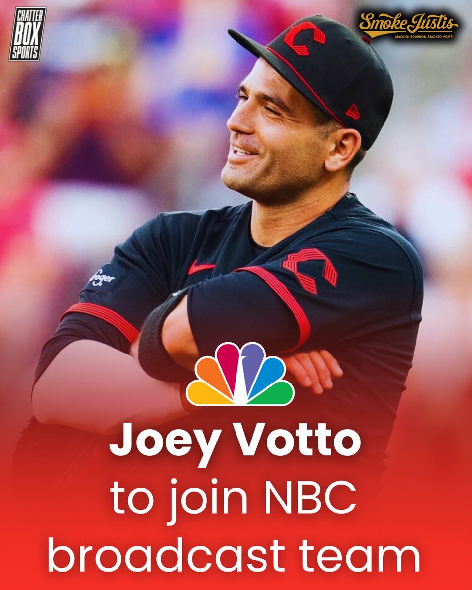 CBoxSports's tweet image. Joey Votto is finalizing a deal to join the NBC sports broadcast team, per Michael McCarthy.

The future hall-of-famer spent all 17 seasons in Cincinnati, and was the NL MVP in 2010.

Votto joins NBC as they return to broadcasting baseball for the first time in 26 years.

#Reds