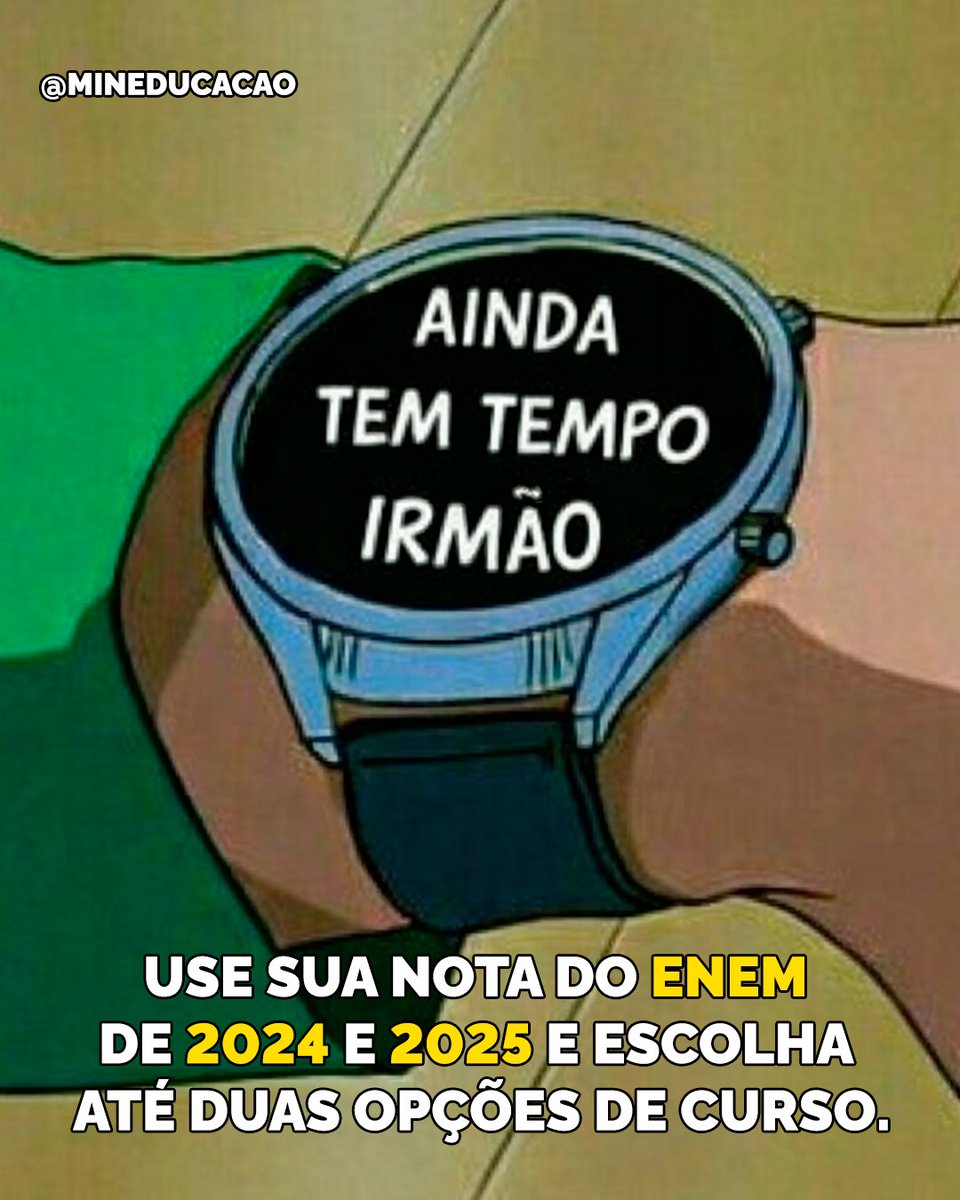 min_educacao's tweet image. 🚨 Últimas horas para se inscrever no Prouni 2026!

O Programa Universidade para Todos oferece bolsas de estudo integrais e parciais em instituições privadas de educação superior.

Acesse acessounico.mec.gov.br/prouni 💻

#Prouni #MEC #Educação #EducaçãoSuperior