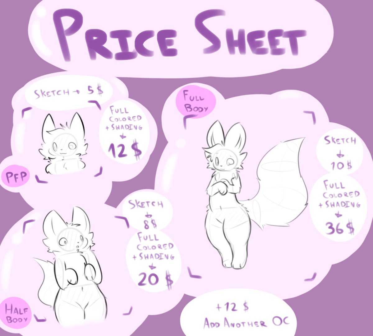 Shine_Paws's tweet image. THEY ARE OPEN AGAINNNN THIS TIME I'LL BE TAKING 10 SLOTS IN TOTALLLL!!

#furryartists