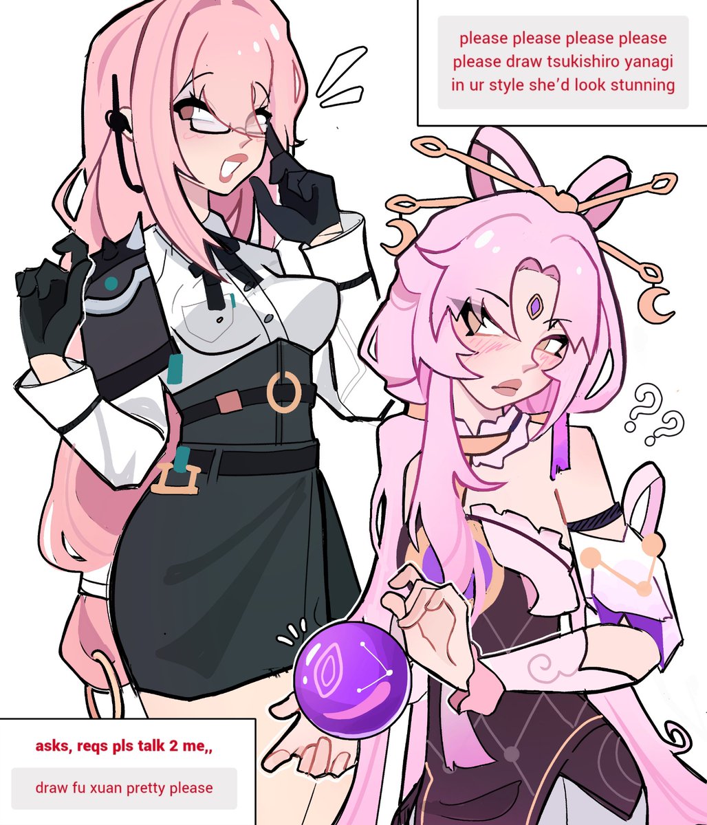 pink girls rule #yanagi #fuxuan