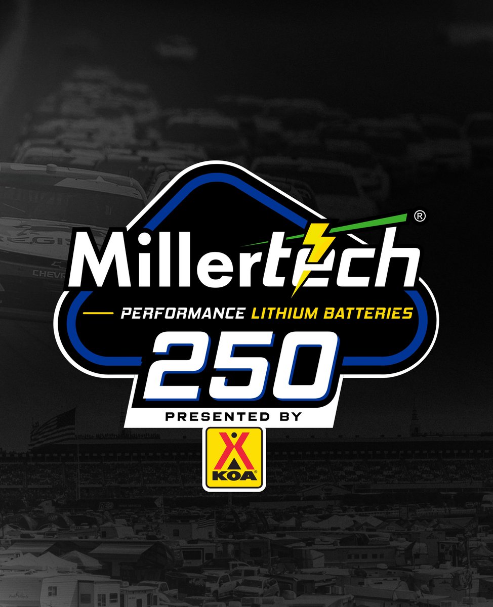 Proud to be back at Pocono Raceway as the entitlement sponsor of the MillerTech Battery 250 Presented by KOA. This partnership means a lot and we’re just getting started. See you in June.

<a href="/PoconoRaceway/">Pocono Raceway</a> | <a href="/KOAKampgrounds/">Kampgrounds of America (KOA)</a> 

#MillerTechLithiumBatteries #MillerTechRacing