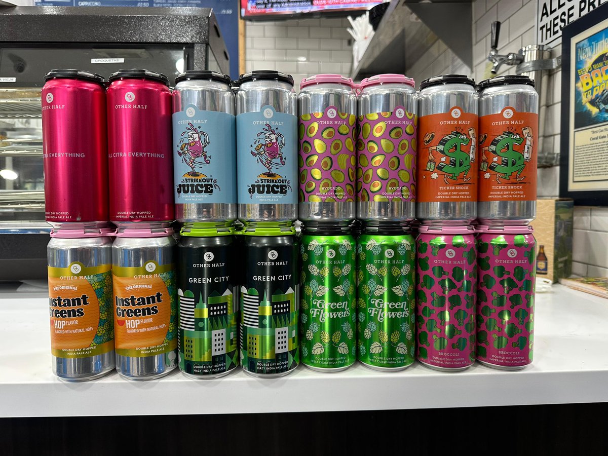 MendezFuel's tweet photo. Craft beer deliveries keep rolling in at 3201 Coral Way in Miami! See what’s new from @trippinganimals, @OtherHalfNYC and more ! https://t.co/Acpqnj9Lac