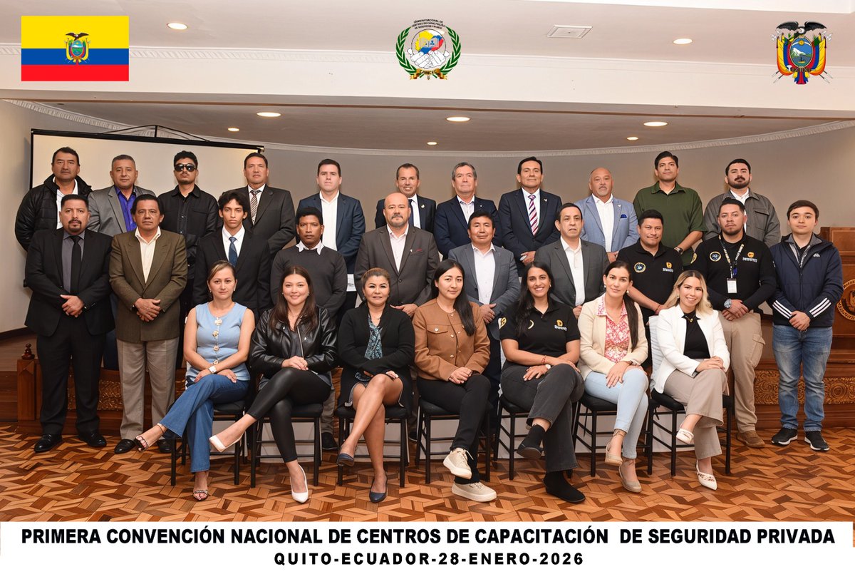 <a href="/camcececuador/">Cámara Nacional de Centros CAMCEC</a> realizó en las instalaciones de la Asociación de Generales y Almirantes de las FFAA la I Convencional Nacional de Centros de Capacitación, con la presencia de la Directora de Regulación de Seguridad Privada Mgs.Kerly Armas Luna y el Tcnl. Msc.Javier Perez Gordillo