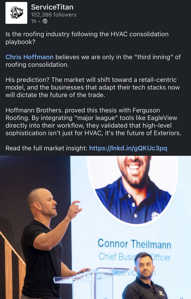 STLChrisH's tweet photo. Buy a roofing business, and you too can lose your hair.

Only (half) kidding.  Really fun journey in roofing these past 2 years.  Helps when we partner with an incredible brand like Ferguson Roofing. https://t.co/cNoTl6uQ7O