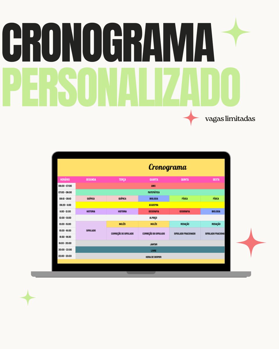 larismedc's tweet image. ✨️Oie amores!!

Estou fazendo cronograma de estudo personalizado de acordo com sua rotina e necessidades. 

— Caso desejem, estarei deixando o formulário abaixo para todos os interessados.

— Em caso de dúvidas, basta entrar em contato pela dm