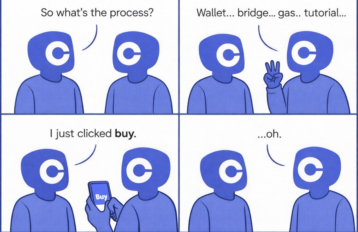 <a href="/brian_armstrong/">Brian Armstrong</a> <a href="/JohnBoozman/">Senator John Boozman</a> <a href="/CoryBooker/">Cory Booker</a> Hi brian community came together and made a <a href="/coinbase/">Coinbase 🛡️</a> memecoin to show support for how much we love using $coinbase 

(We’re going to do everything in our power that this coin becomes the TOP of <a href="/coinbase/">Coinbase 🛡️</a> memecoins so EVERYBODY Buys crypto and $coinbase with <a href="/coinbase/">Coinbase 🛡️</a>)👌