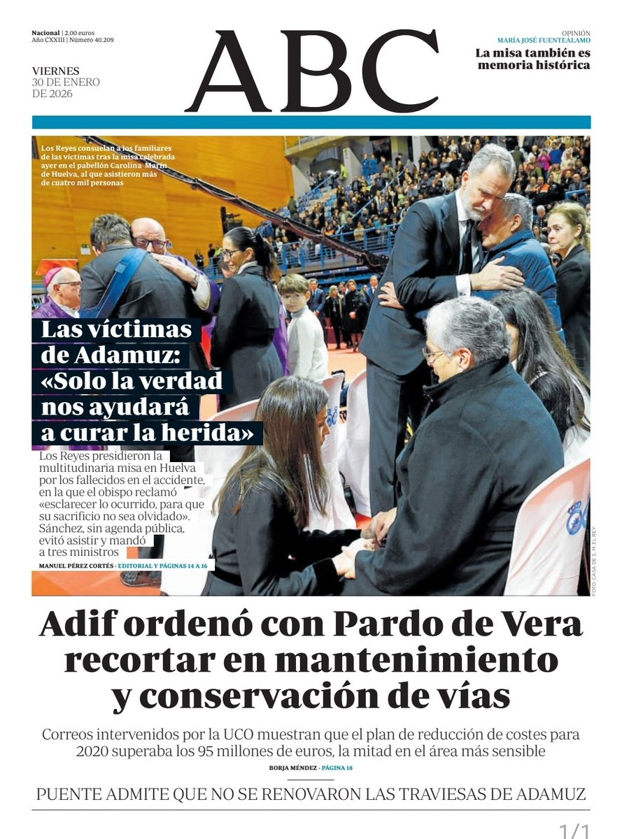 La portada de mañana