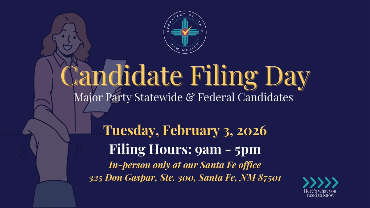 New Mexico Secretary of State tweet media