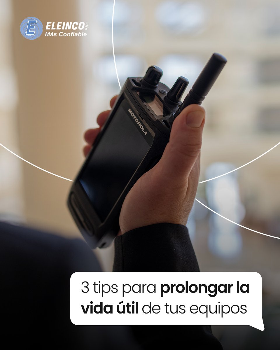eleinco's tweet photo. Cuida tus equipos y maximiza su rendimiento. Con estos 3 tips podrás prolongar su vida útil y asegurar una operación más eficiente.

1️⃣ Realiza mantenimiento preventivo regularmente

2️⃣ Usa cargadores y accesorios originales

3️⃣ Almacena y transporta correctamente https://t.co/Zs4t6RhHcr