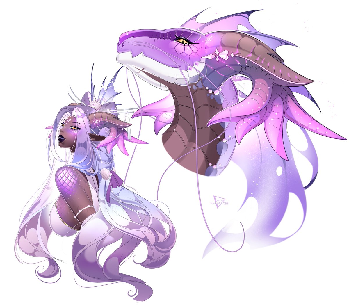 upcoming adopt batch lot 1🎀🐚 'Sea reef dragon'