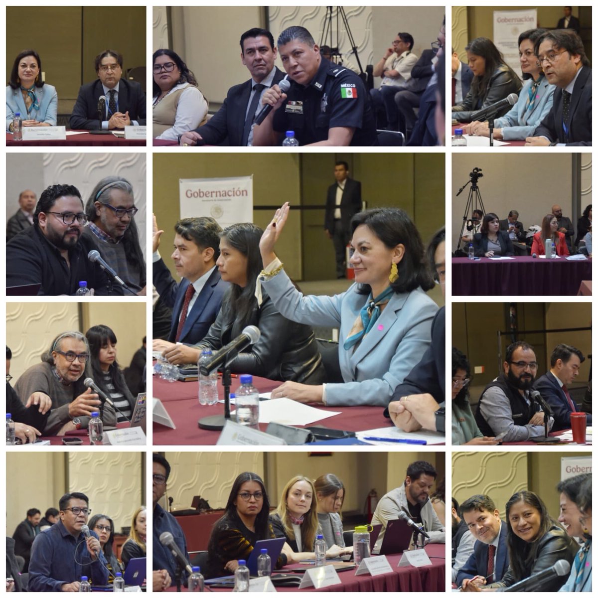 arturomedinap's tweet photo. Participamos en la 152ª Sesión Ordinaria de la Junta de Gobierno del @Mecanismo_MX, en la que revisamos y analizamos los planes de protección de personas defensoras de #DDHH y #Periodistas.

Por instrucciones de la secretaria de @SEGOB_mx, @rosaicela_, seguimos fortaleciendo el #MecanismoDeProtección mediante acciones de prevención, atención directa, coordinación interinstitucional y enfoques integrales que garanticen su seguridad, bienestar y el pleno ejercicio de sus derechos.

Asistieron la presidenta de la Comisión de Derechos Humanos del @senadomexicano, @CelesteAscenci8; el representante de la @ONUDHmexico, @HumbertoHe57613; el titular de la Unidad para la Defensa de los Derechos Humanos, @elfroyenciso; la directora general del #Mecanismo, @tobyanneLR; y la directora general de Derechos Humanos y Democracia de la @SRE_mx, @feller_jennifer.

Así como representantes del @CMecanismo, @SSPCMexico, @GN_MEXICO_, @SEMARNAT_mx y @CNDH.