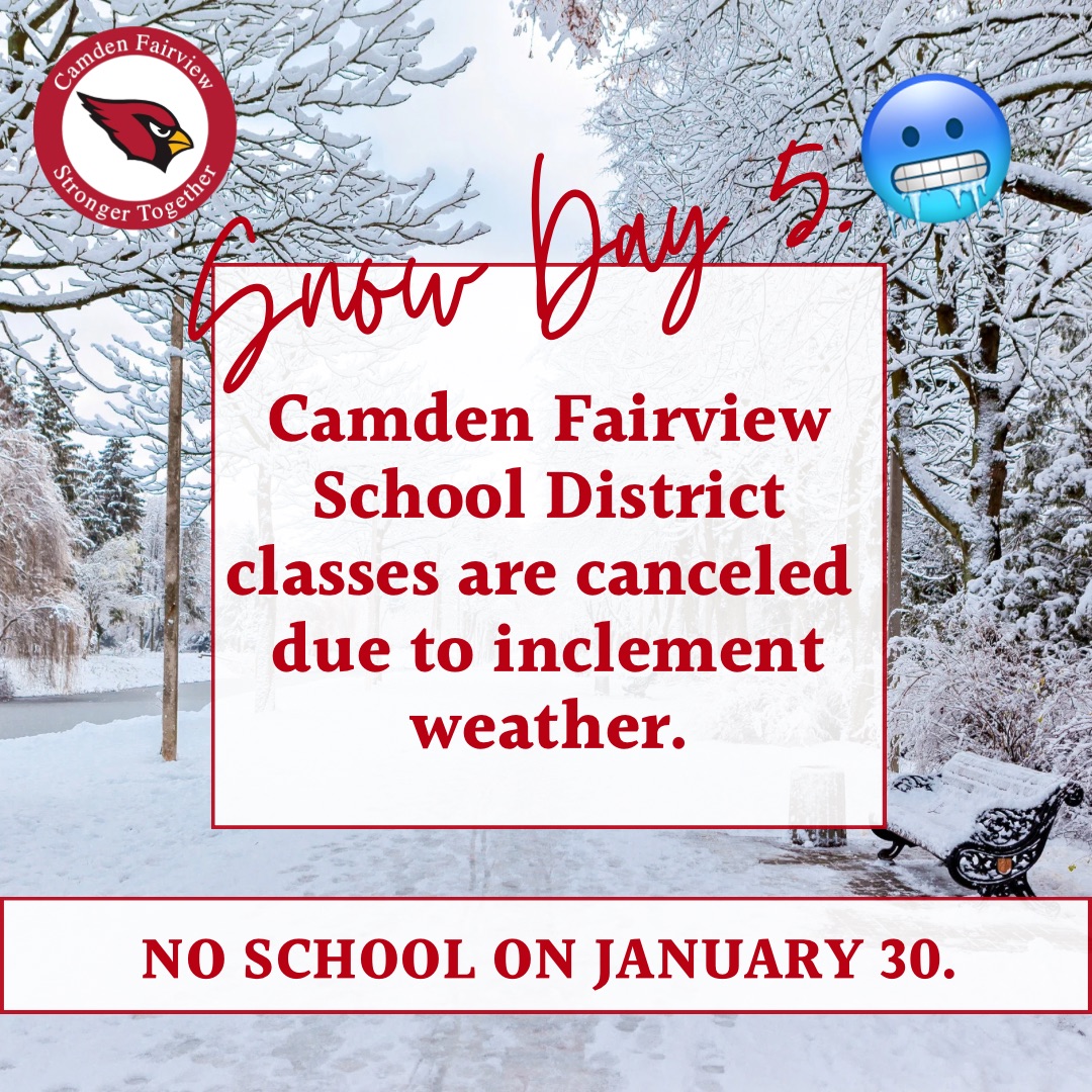 CFSD Classes Canceled – Friday, January 30 psqr.io/qjYiy15ZNF via <a href="/ParentSquare/">ParentSquare</a>