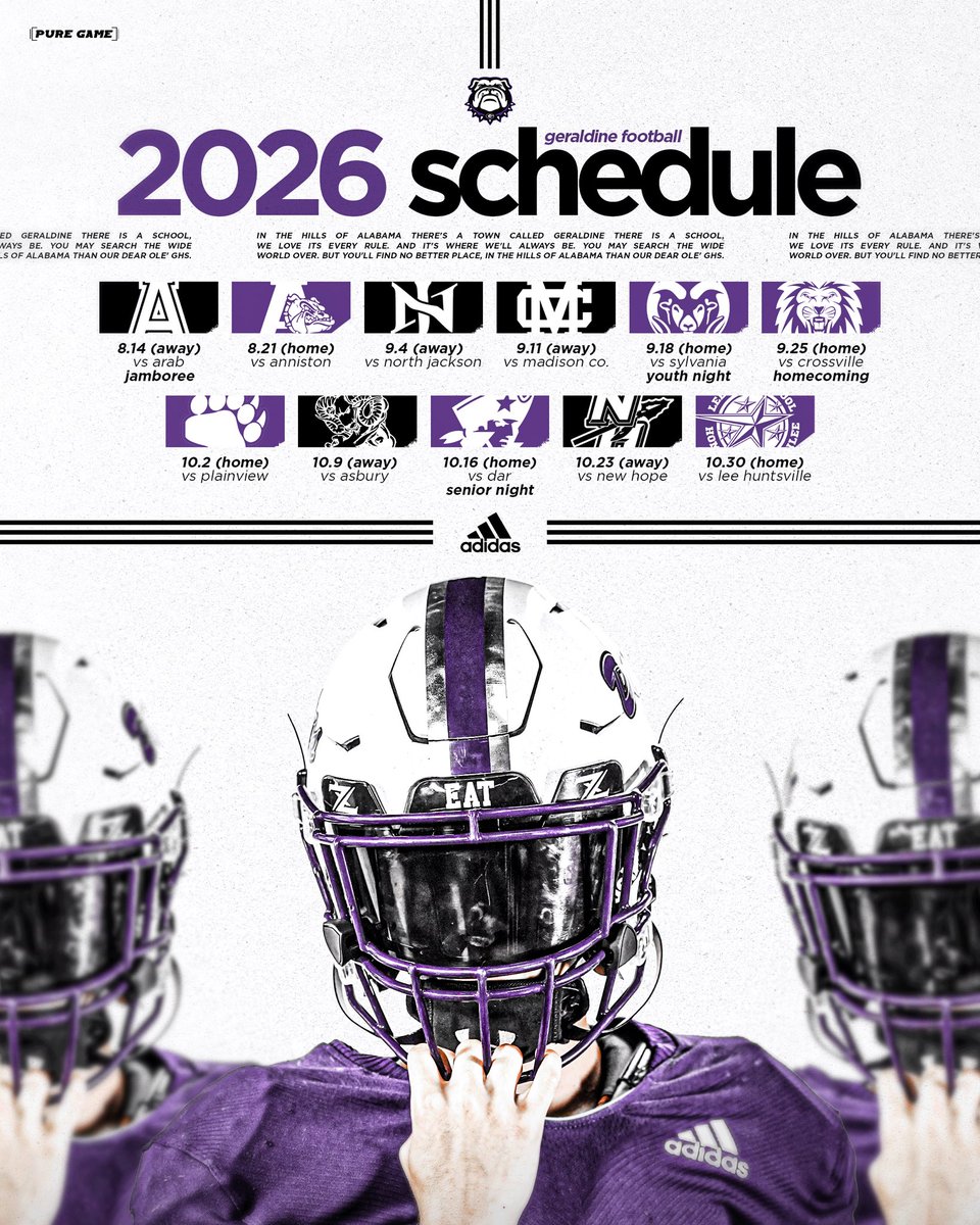 Geraldine High School Football tweet media