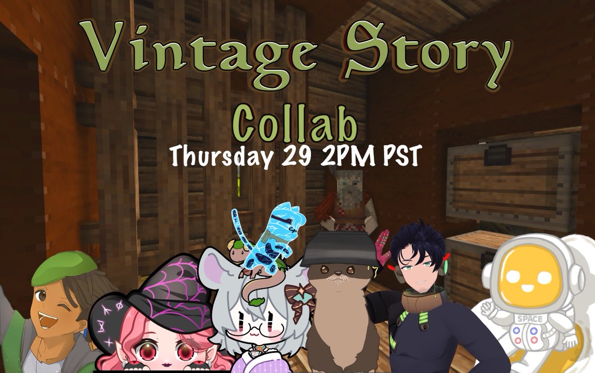It's time for more Vintage Story! Will we get our fish hut built today? Or maybe we hunt for more wolves? Let's find out~

Joining us: <a href="/potion_brew/">POTION 🔮⚰️</a>, <a href="/MorganClear/">Morgan Clear VA</a>, <a href="/JordonAM/">JordonAM 🍀🎪</a>, <a href="/ClaydenVT/">ClaydenVT</a>, Dellickaine and Stein!
