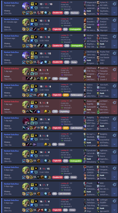 the wooting effect!!!! (the lost games aren't real)