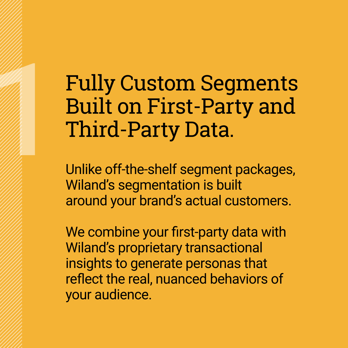 WilandInc's tweet image. Traditional segmentation models can’t keep up with today’s consumers. our Marketing Segmentation Model delivers fully custom, behavior-based personas grounded in real spend data. See the advantages: bit.ly/4af8eP4

#Wiland #Marketing #ConsumerInsights #AudienceData