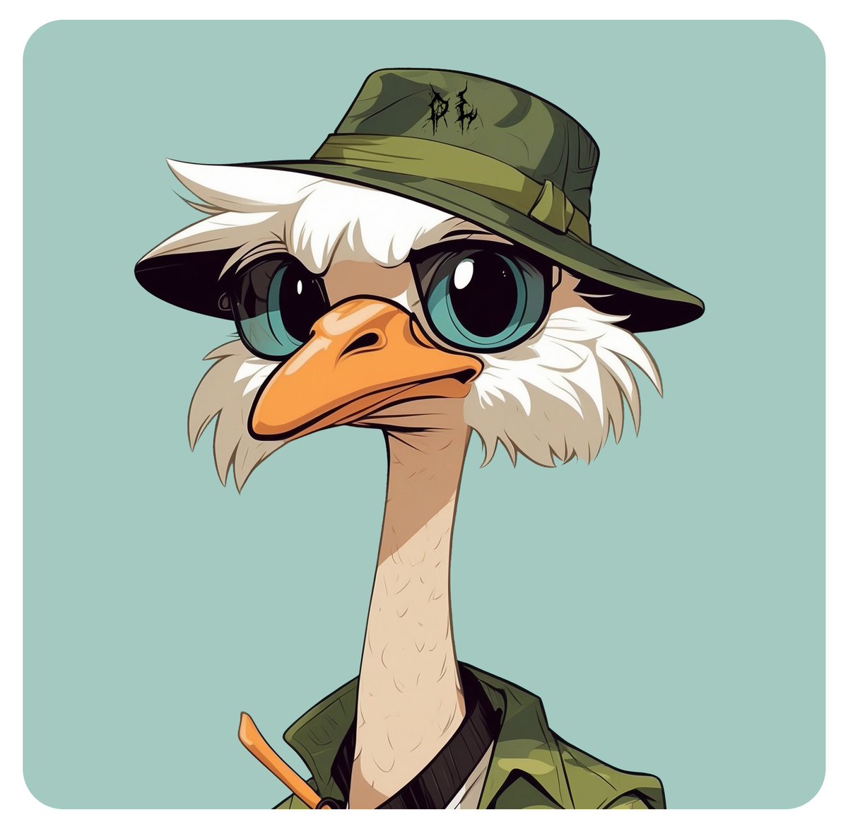 OstrichOverClub's tweet photo. Meet Scout Feather! π΅οΈββοΈ With her trusty hat & sharp gaze, sheβs the OverClubβs guide to uncharted wonders. Ready to explore the unknown? π΅β¨ #ScoutFeather #NFT #OverClub #adventure https://t.co/8Q2ppGs8HI