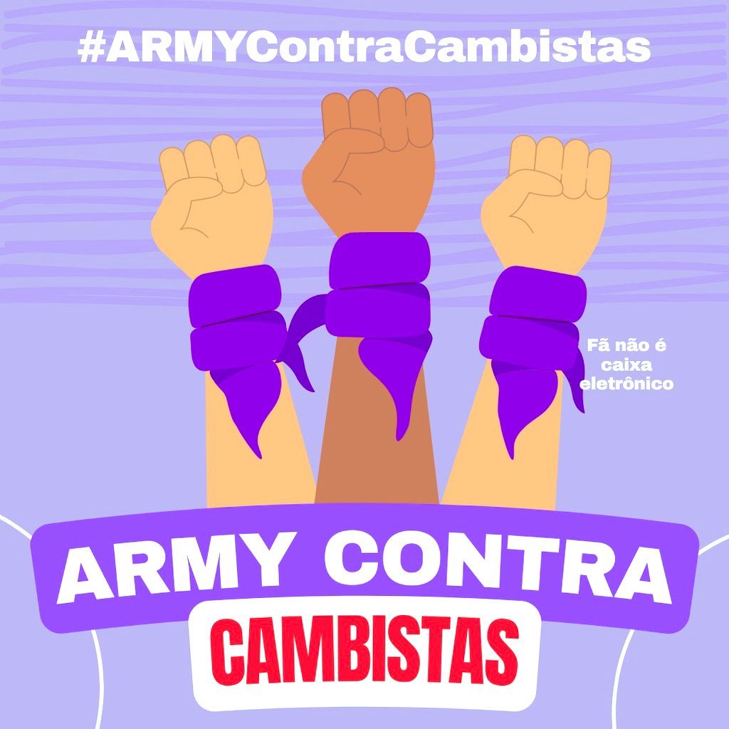 BTSProjectBR's tweet image. Convocamos TODOS os ARMYS do Brasil para levantarmos essas tags nos trends!!! Nós não vamos parar por aqui até que nos dê uma resposta de que será seguro as vendas do BTS no Brasil. 

HOJE ÀS 20H 

ARMYS CONTRA CAMBISTAS
TODOS CONTRA CAMBISTAS
TICKETMASTER MENTIROSA
NÃO COMPRE DE…