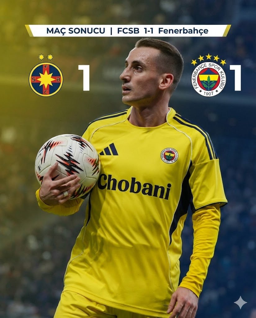 Maç Sonucu | FCSB 1-1 Fenerbahçe